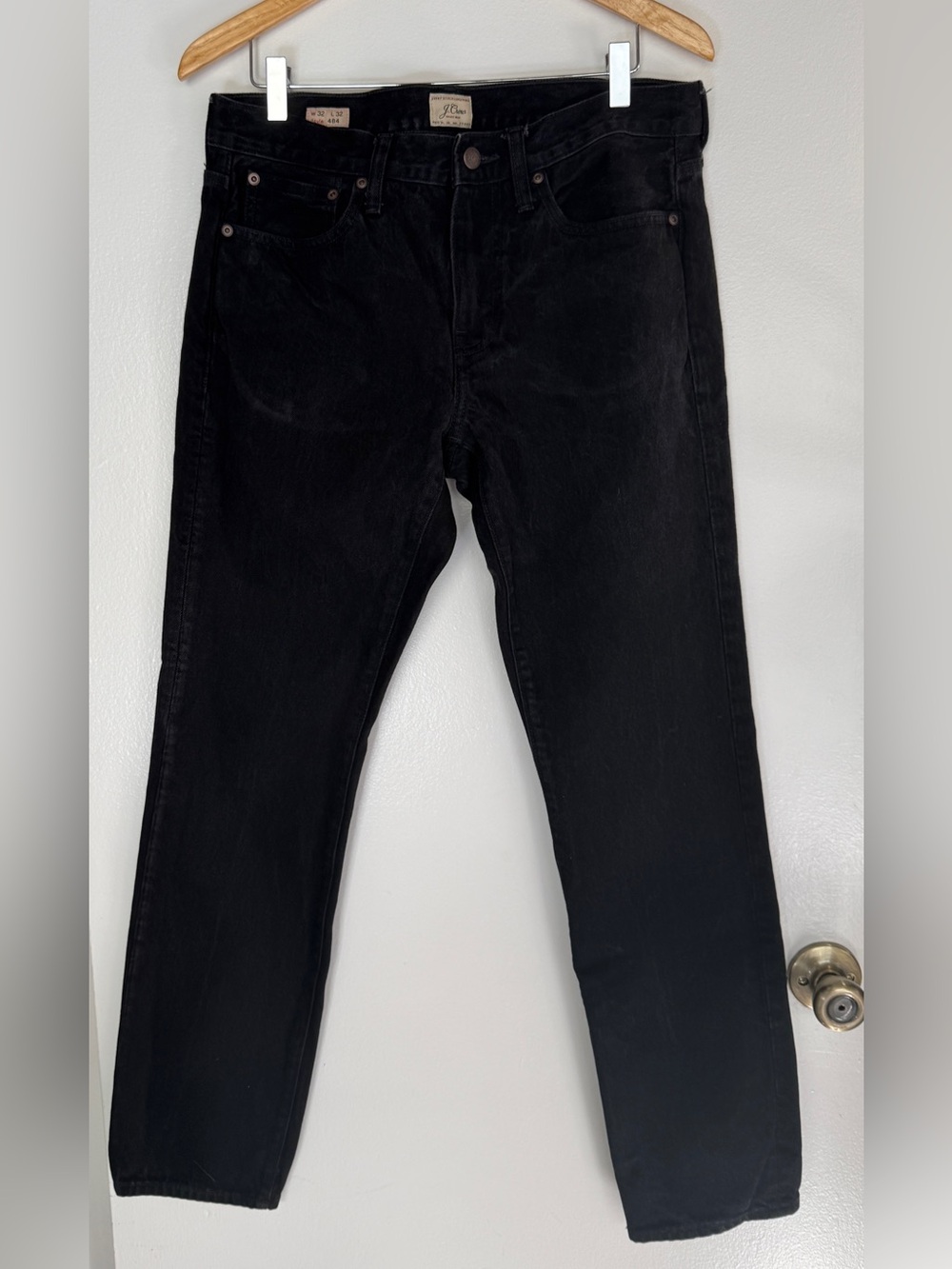 J. Crew Men's 32x32 Style# 484 Black Jeans
